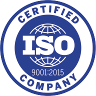 ISO 9001-2015, click to view certification P.D.F. file.